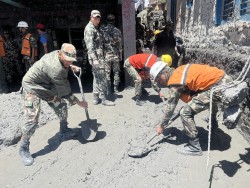 बाढी तथा पहिरोबाट प्रभावित क्षेत्रमा उद्दार कार्य निरन्तर : नेपाली सेना 